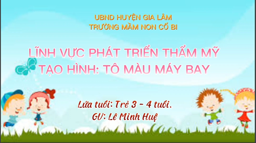 Tạo hình: Tô màu máy bay - MGB